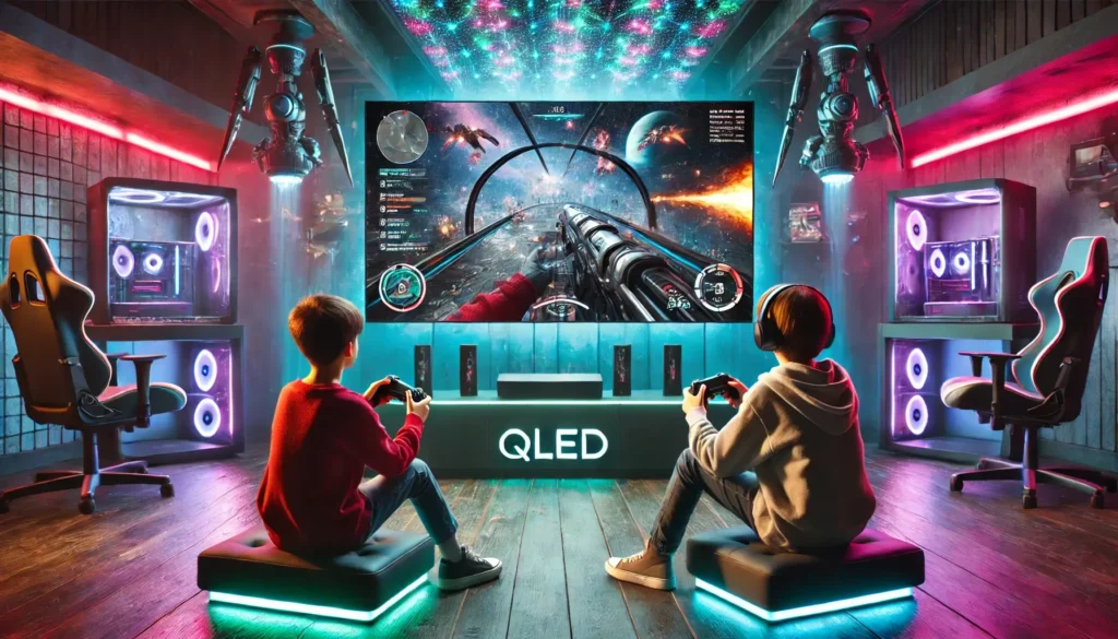 برتری تلویزیونهای QLED برای گیمرها